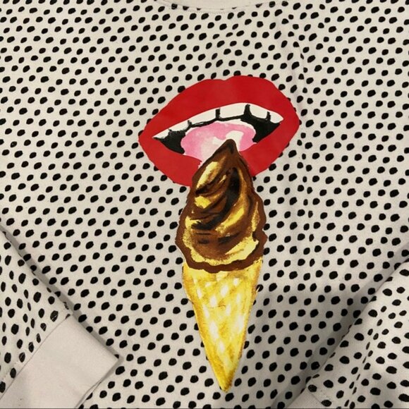 Vans x Kendra Dandy. Ice cream lips.Sweatshirt M - Picture 3 of 7